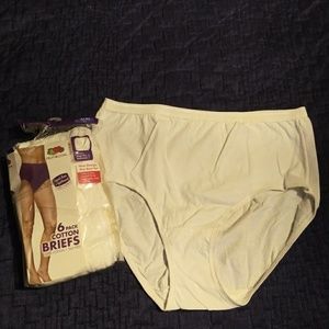 Pk of 6 Fruit of the Loom Cotton Briefs